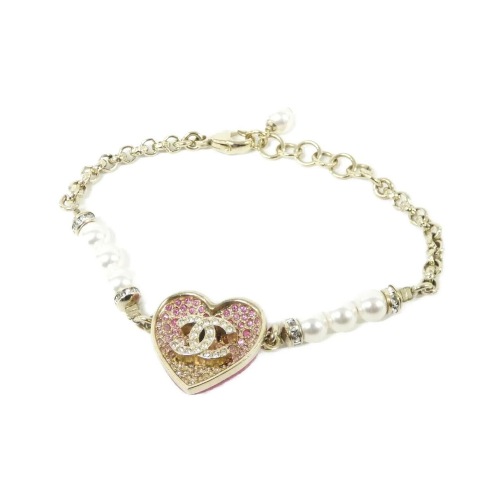 CHANEL Pink Charm Bracelet